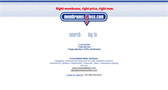 Desktop Screenshot of membranes4less.com